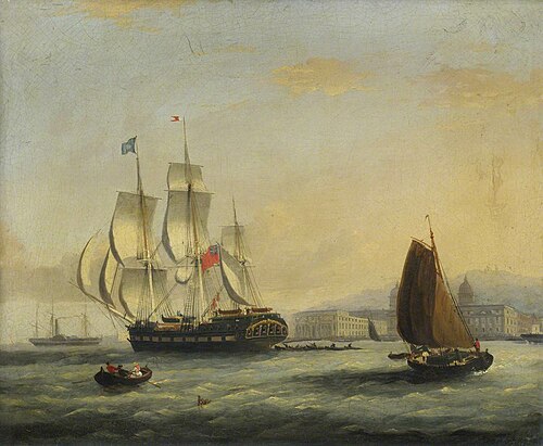 View of Greenwich, 1850, Frederick Calvert