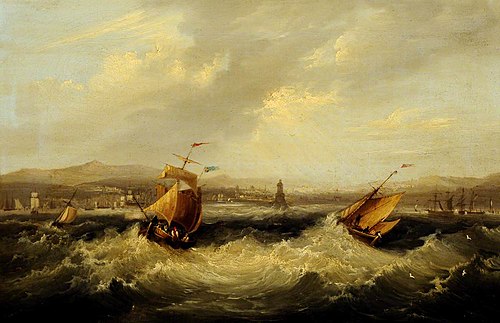Dublin Bay, 1830, Frederick Calvert