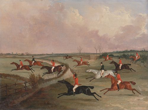The Quorn Hunt in Full Cry: Second Horses, after Henry Alken, 1835, John Dalby