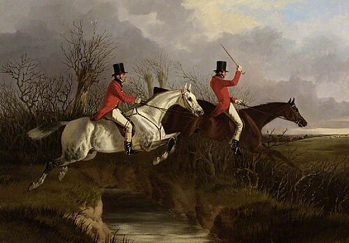 Jumping the Brook, 1849, John Dalby