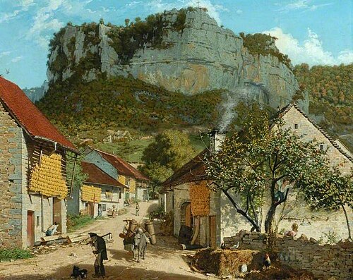 View of Arbois in the Jura, France, , Noël Jules le Mire