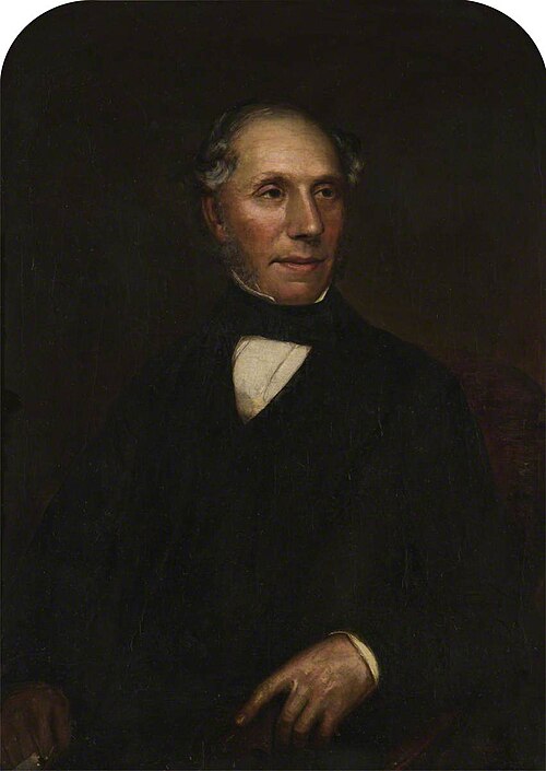 Dr George Wolstenholme (1795–1862), JP, 1856, Thomas Walley