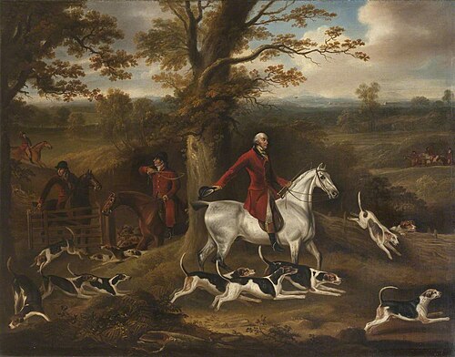 John Corbet and the Warwickshire Foxhounds, 1812, Thomas Weaver