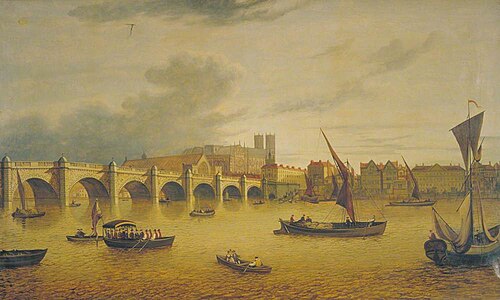 View of Westminster Bridge, London, , John Dean Paul