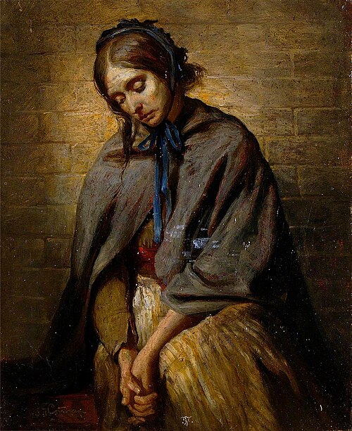 The Widow, , Frederick George Cotman