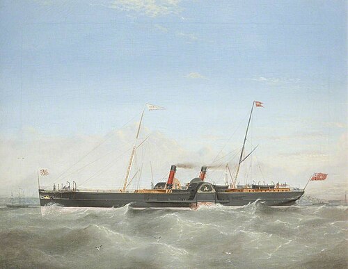 Paddle Steamer 'Snaefell', , Frederick Gill