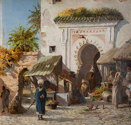 At Tangier, 1879, Frederick Henry Howard Harris