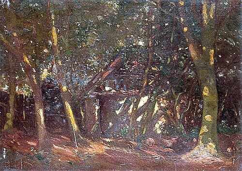 The Fortune-Teller's Hut, Swiss Gardens, 1911, Brook Harrison