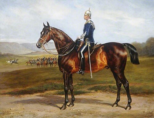 A Senior Officer, Hampshire Carabiniers, , John Edward Chapman Mathews