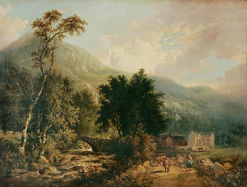 Landscape with Mountains, , Frederick Ladbrooke