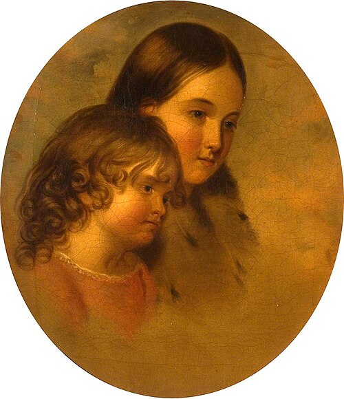 Portrait of the Artist's Daughters, , John Emery