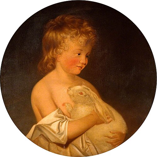 Boy with Rabbit, , John Emery