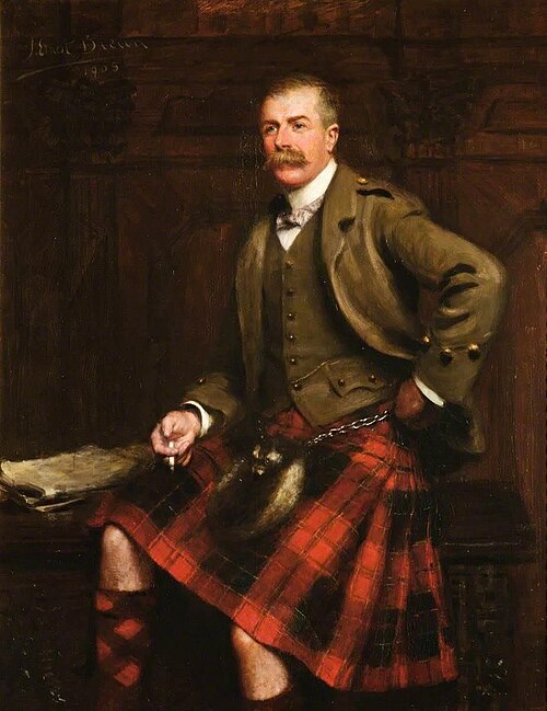 Charles Edward Norman Leith-Hay (1858–1939), of Leith Hall, 1905, John Ernest Breun
