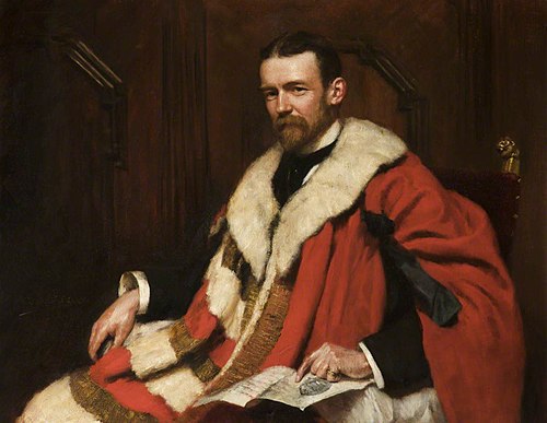 William Grey, 9th Earl of Stamford (1850-1910), 1896, John Ernest Breun