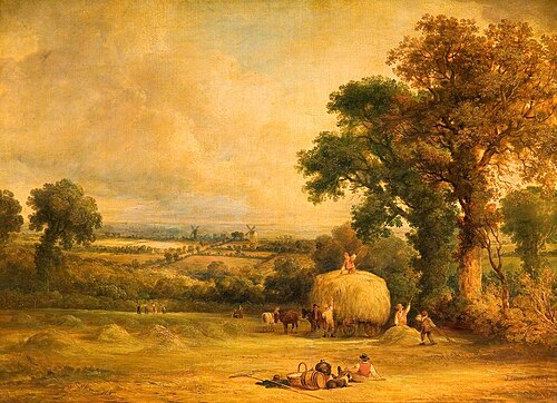 Loading the Hay Wagon, 1839, John F. Tennant