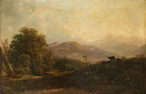Cattle in a Mountain Landscape, 1870, John F. Tennant