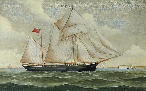 The ketch Ida, 1893, John Fannen