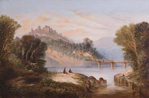 Dunluce Castle, Antrim, 1860, John Faulkner