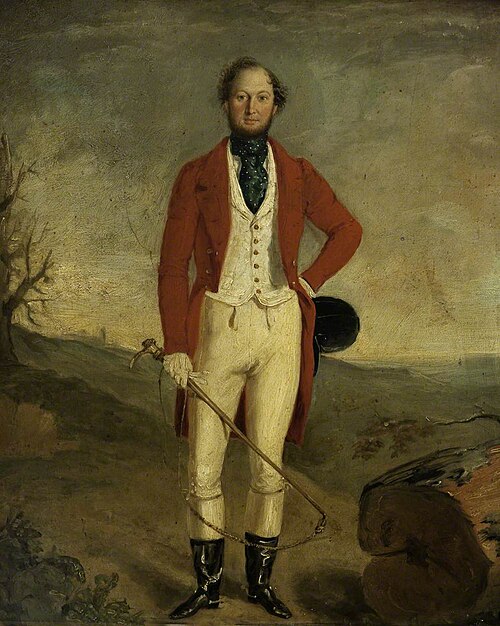 A Man in Hunt Uniform, 1848, John Ferneley