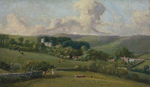 Osmington: A View to the Village, 1824, John Fisher