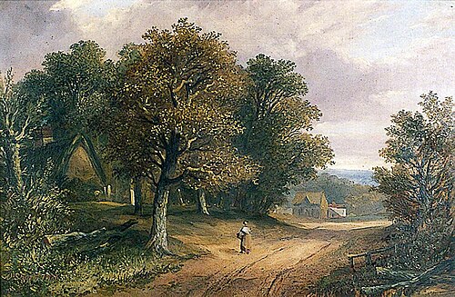 Road Scene, 1876, Obadiah Short