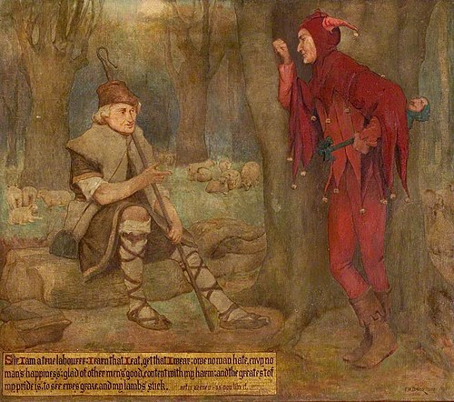 'As You Like It', Act III, Scene 2, 1902, Frederick William Davis