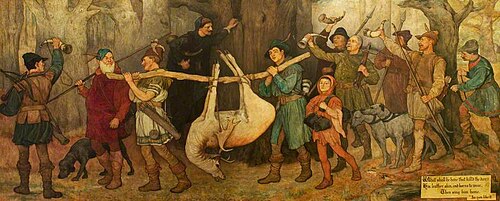 'As You Like It', Act IV, Scene 2, 1907, Frederick William Davis