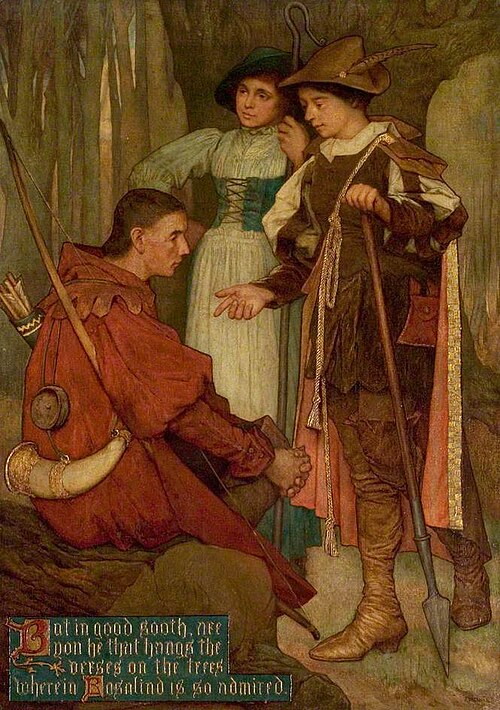 'As You Like It', Act III, Scene 2, 1902, Frederick William Davis