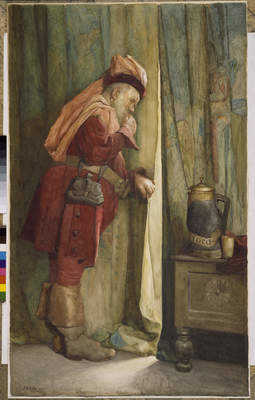 Falstaff 'I will esconce me behind the Arras', , Frederick William Davis