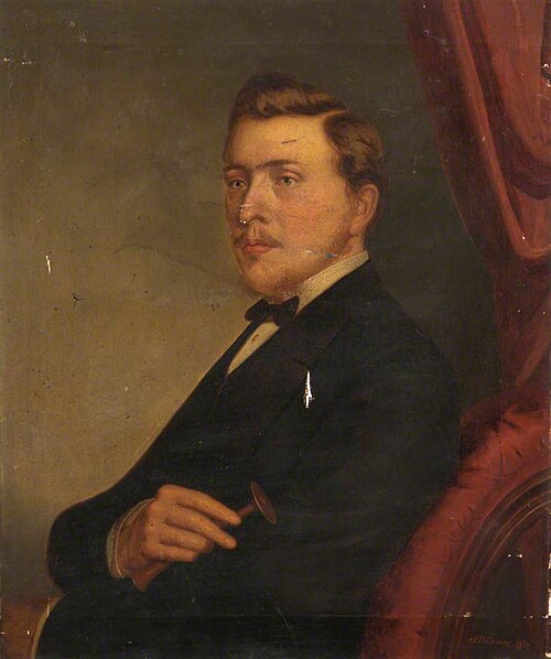 Portrait of an Unknown Gentleman, 1877, Frederick William Roscoe