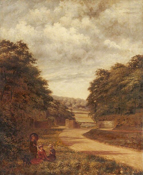 Entrance to the Willows, Ashton-on-Ribble, 1889, Frederick William Roscoe