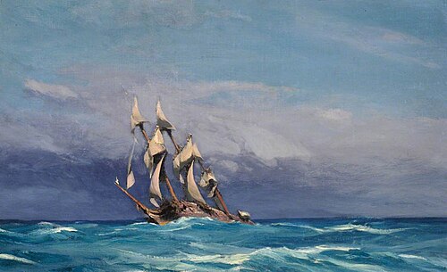 A frigate, , John Fraser