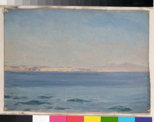 Cliffs, mountains and sea, , John Fraser