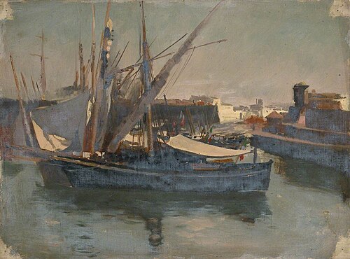 A fishing boat, , John Fraser