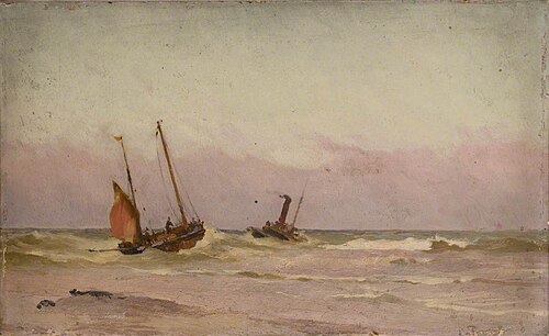 Fishing boats, , John Fraser