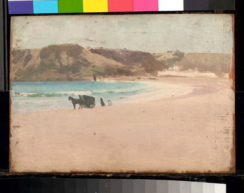 A coastal scene, , John Fraser