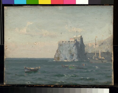 A coastal scene, , John Fraser