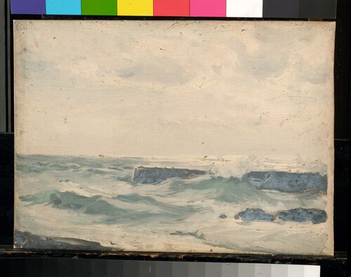 A coastal scene, , John Fraser
