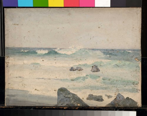 A coastal scene, , John Fraser