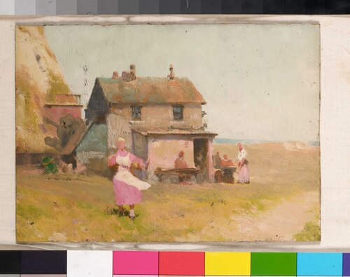 A coastal scene, , John Fraser