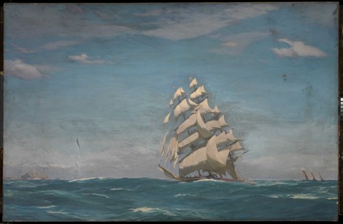 The clipper Cutty Sark, , John Fraser