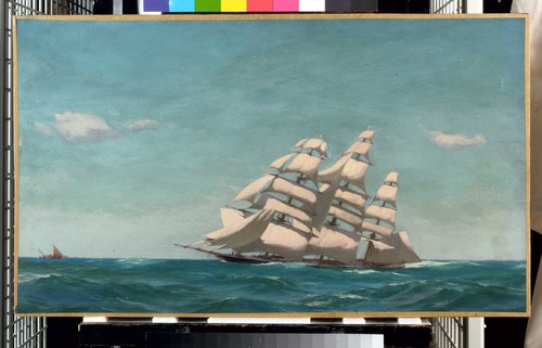 A tea clipper, , John Fraser