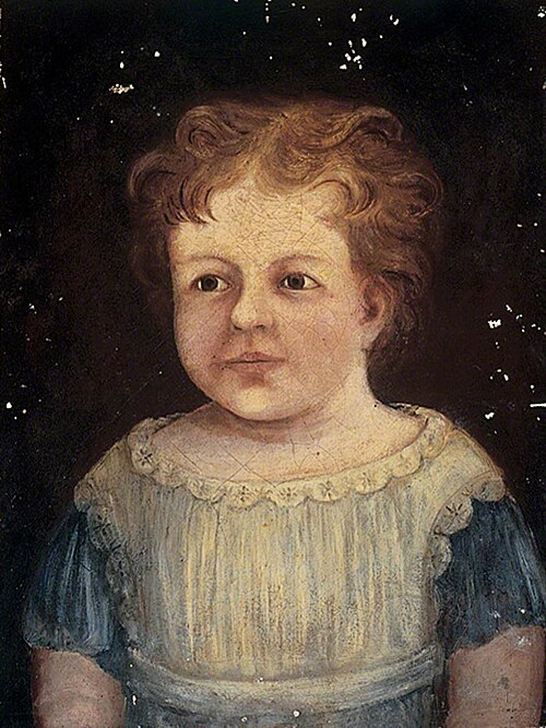 Leonora Throp (1873–1978), Aged 5 (the artist's daughter), 1878, Canova Throp