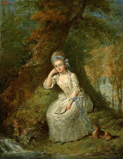 Portrait d'Anna Szaniawska née Scypion., 1780, Friedrich Anton Lohrmann