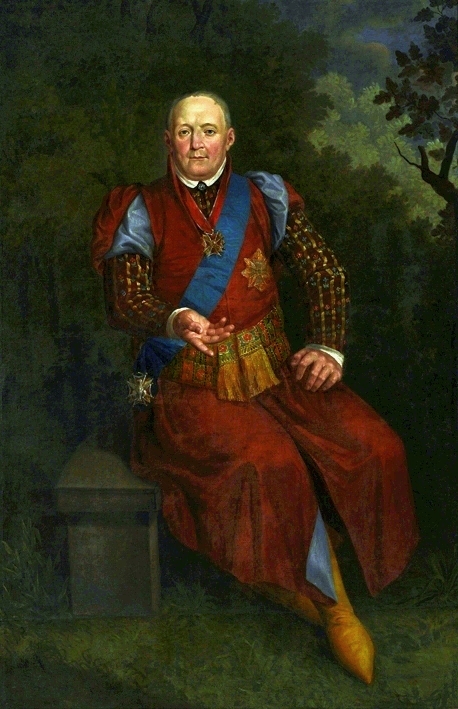 Portrait of Michał Walewski., , Friedrich Anton Lohrmann