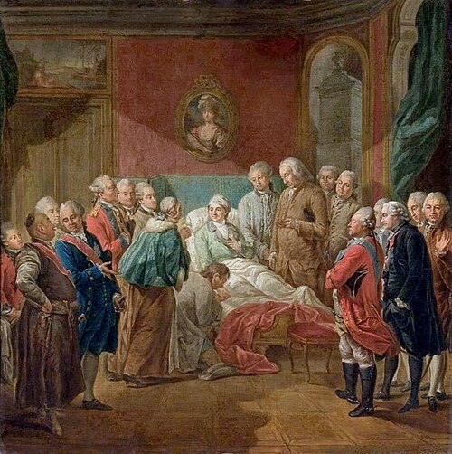 Reception of a miller from Marymont, 1788, Friedrich Anton Lohrmann