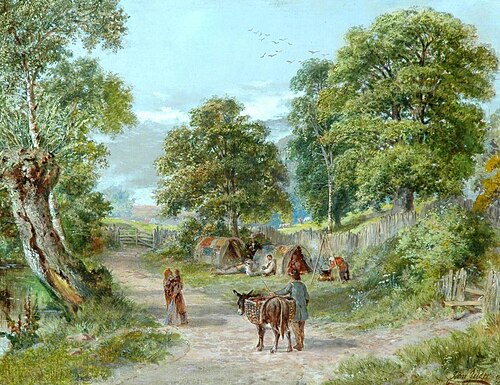 The Gypsies' Encampment, , John Gelder