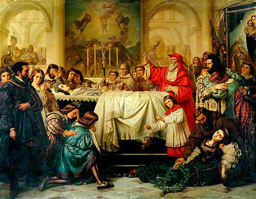 The Death of Raphael, , Carl Thiel