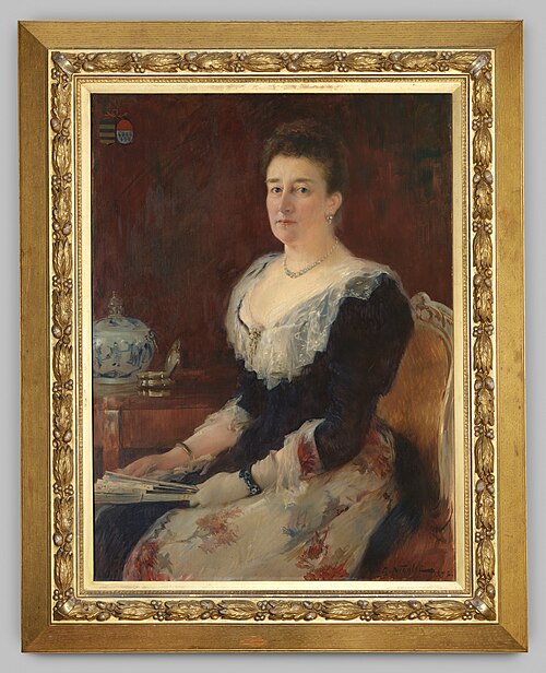 Portrait of Ada Catharina barones Torck (1835-1902), 1893, Gabriel Émile Édouard Nicolet