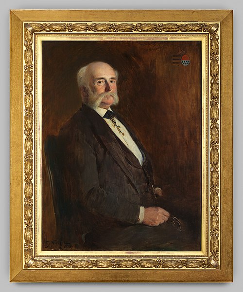 Portrait of Reinhard Jan Christiaan baron van Pallandt (1826-1899), 1893, Gabriel Émile Édouard Nicolet